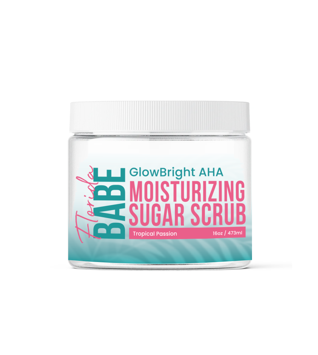 GlowBright AHA Moisturizing Sugar Scrub